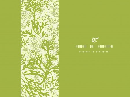 Green underwater seaweed horizontal seamless pattern backgroundのイラスト素材