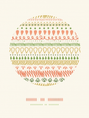 Abstract Stripes Circle Decor Backgroundのイラスト素材