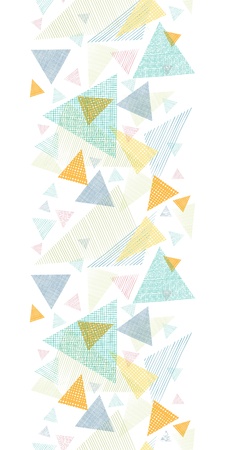 Abstract fabric triangles vertical seamless pattern backgroundの写真素材