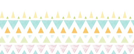 Abstract ikat triangles stripes horizontal seamless pattern backgroundの写真素材