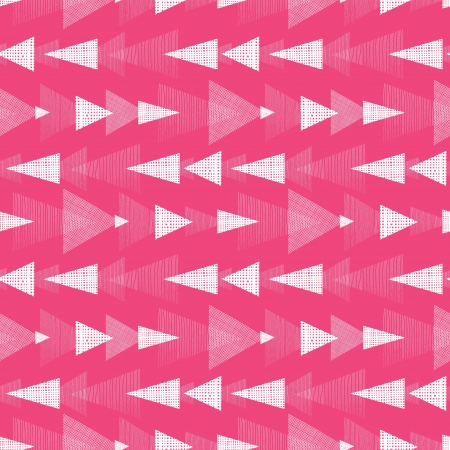 Pink and white ikat triangles stripes seamless pattern backgroundの写真素材