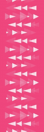Pink and white ikat triangles stripes vertical seamless pattern backgroundの写真素材