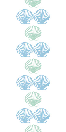 Abstract seashels stripes vertical seamless pattern backgroundのイラスト素材