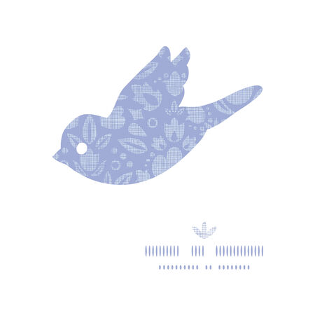 Vector abstract purple lace ornamental tulips textile bird frame seamless pattern backgroundのイラスト素材