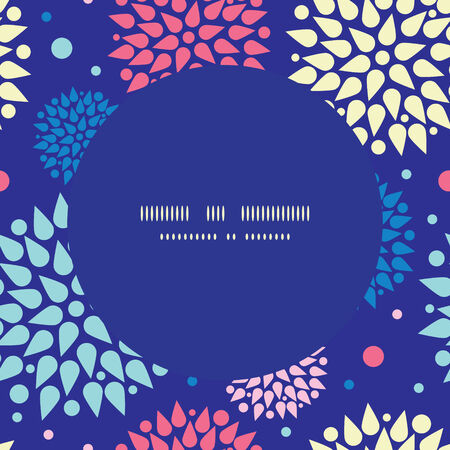 Vector colorful bursts frame seamless pattern backgroundのイラスト素材