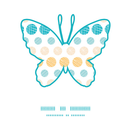Vector texture circles stripes abstract butterfly silhouette pattern frame graphic designのイラスト素材