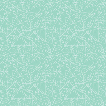 Mint green network web texture seamless pattern. Great for space inspired wallpaper, backgrounds, invitations, packaging design projects. Surface pattern design.の写真素材