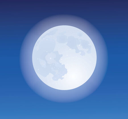 Full moon.のイラスト素材