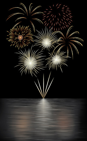 Fireworks display .のイラスト素材