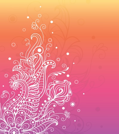 Pattern on the colorful background.のイラスト素材