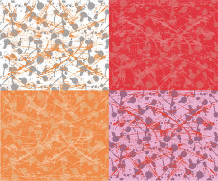 Grunge halloween backgrounds with texture and different colors.のイラスト素材