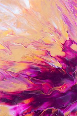 Fluid art painting. Abstract decorative grunge texture.の写真素材