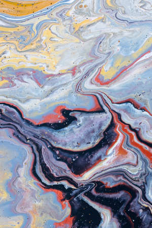 Fluid art painting. Abstract decorative marble texture.
