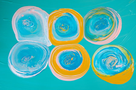 Beautiful fluid art natural luxury painting. Marbleized effect.