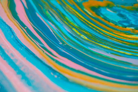 Modern fluid art painting. Abstract decorative marble texture.の写真素材