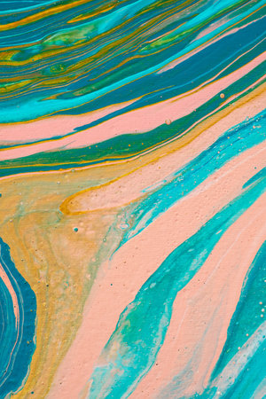 Modern fluid art painting. Abstract decorative marble texture.の写真素材