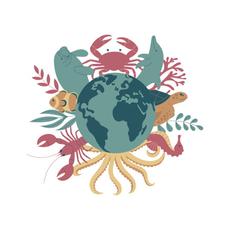 This image is a vector flat art illustration.のイラスト素材
