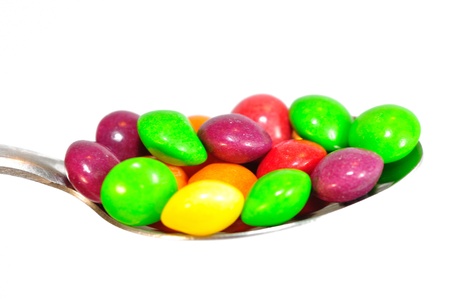 Candy on a white background. 
