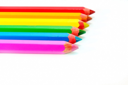 Colorful pencilsの写真素材