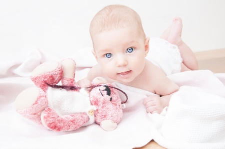 Portrait of a beautiful baby