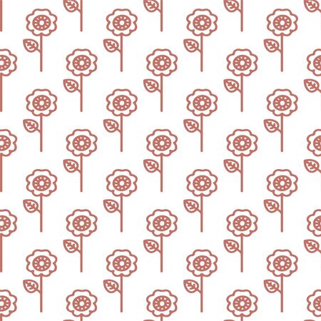 Seamless Easter pattern with the image of flowers.のイラスト素材