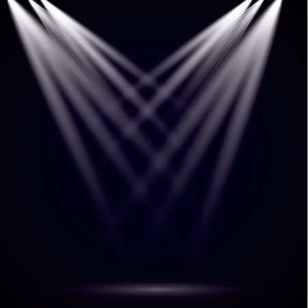 Vector spotlight. Light effectのイラスト素材