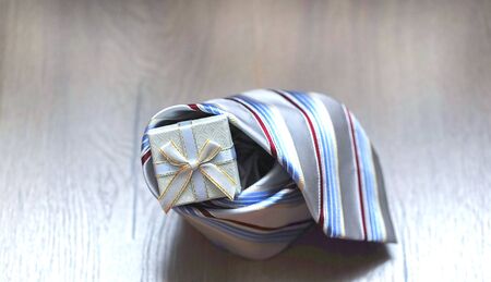 Concept of gentleman and necktie fashion, Shopping , fathers day.の写真素材