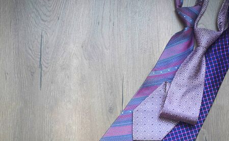 Concept of gentleman and necktie fashion, Shopping , fathers day.の写真素材