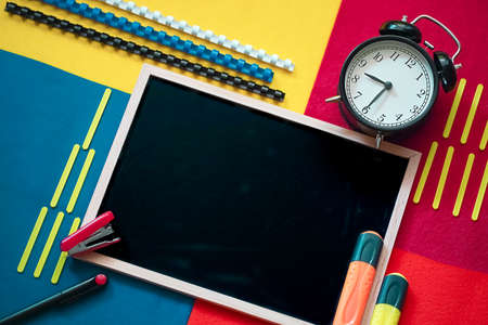 Blurred man kissing his daughter day of knowledge first day at school.の写真素材