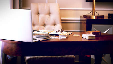 Tarot card reader arranges cards in a card spread. Fortune-telling on traditional tarot cards on the table. Selective focus, Moscow, Russia-June 2021.のeditorial素材