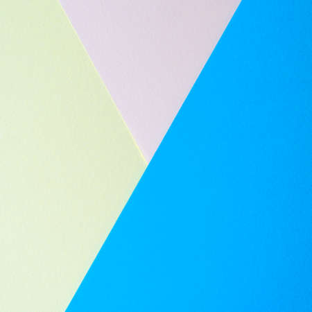 Background in trendy multicolor paper.Top view. Minimal concept. . High quality photo