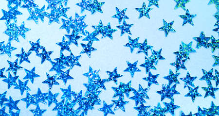 Abstract Blue background with Blue stars. High quality photoの写真素材