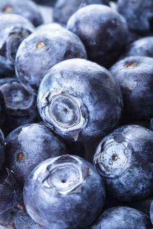 Blueberry berries close up as a backgroundの写真素材