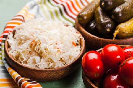 pickled vegetablesの写真素材