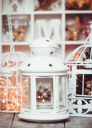 Christmas lightの写真素材