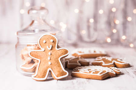 Gingerbread cookiesの写真素材