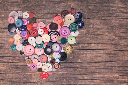 Colorful buttonsの写真素材