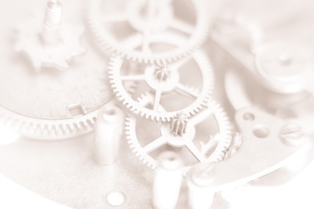 Mechanical watch gearsの写真素材