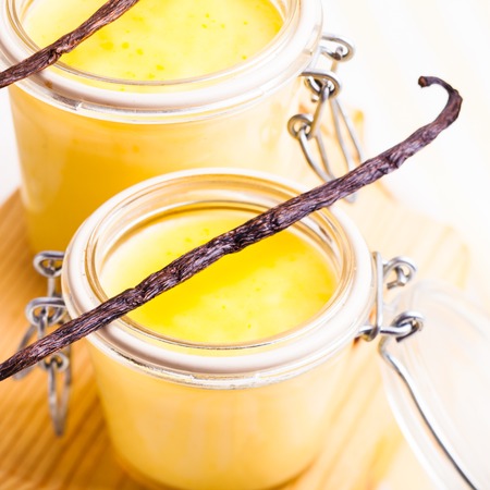 Vanilla custardの写真素材