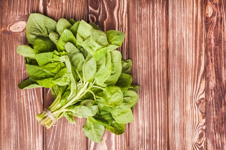 Spinach bunchの写真素材
