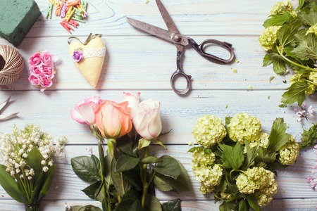 florist workplaceの写真素材