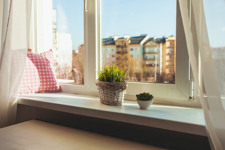 Cozy sill - place to relaxの写真素材