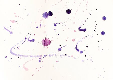Abstract illustration in violet tonesの写真素材