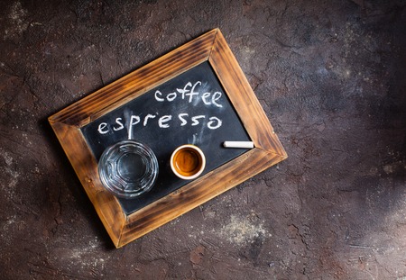 Coffee espresso for gourmetの写真素材