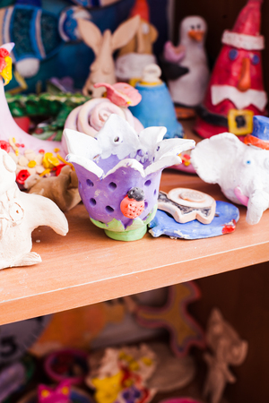 Figures from plasticineの写真素材