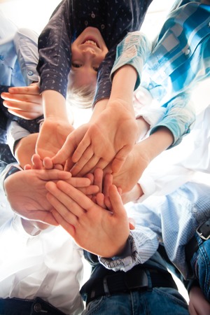 Robust boyhood friendshipの写真素材