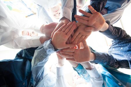 Robust boyhood friendshipの写真素材