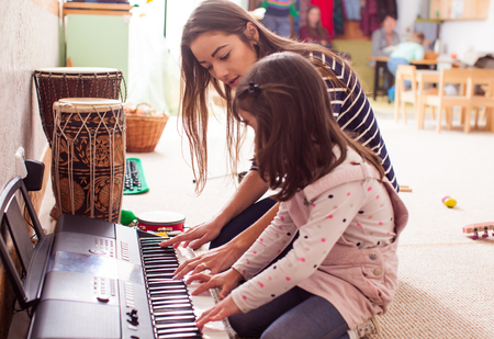 Music making lessonの写真素材