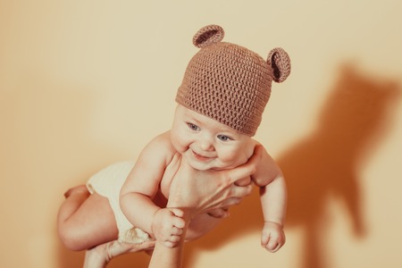 Adorable baby bearの写真素材