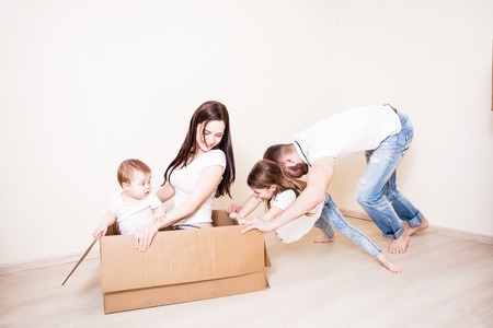 The time of family leisureの写真素材